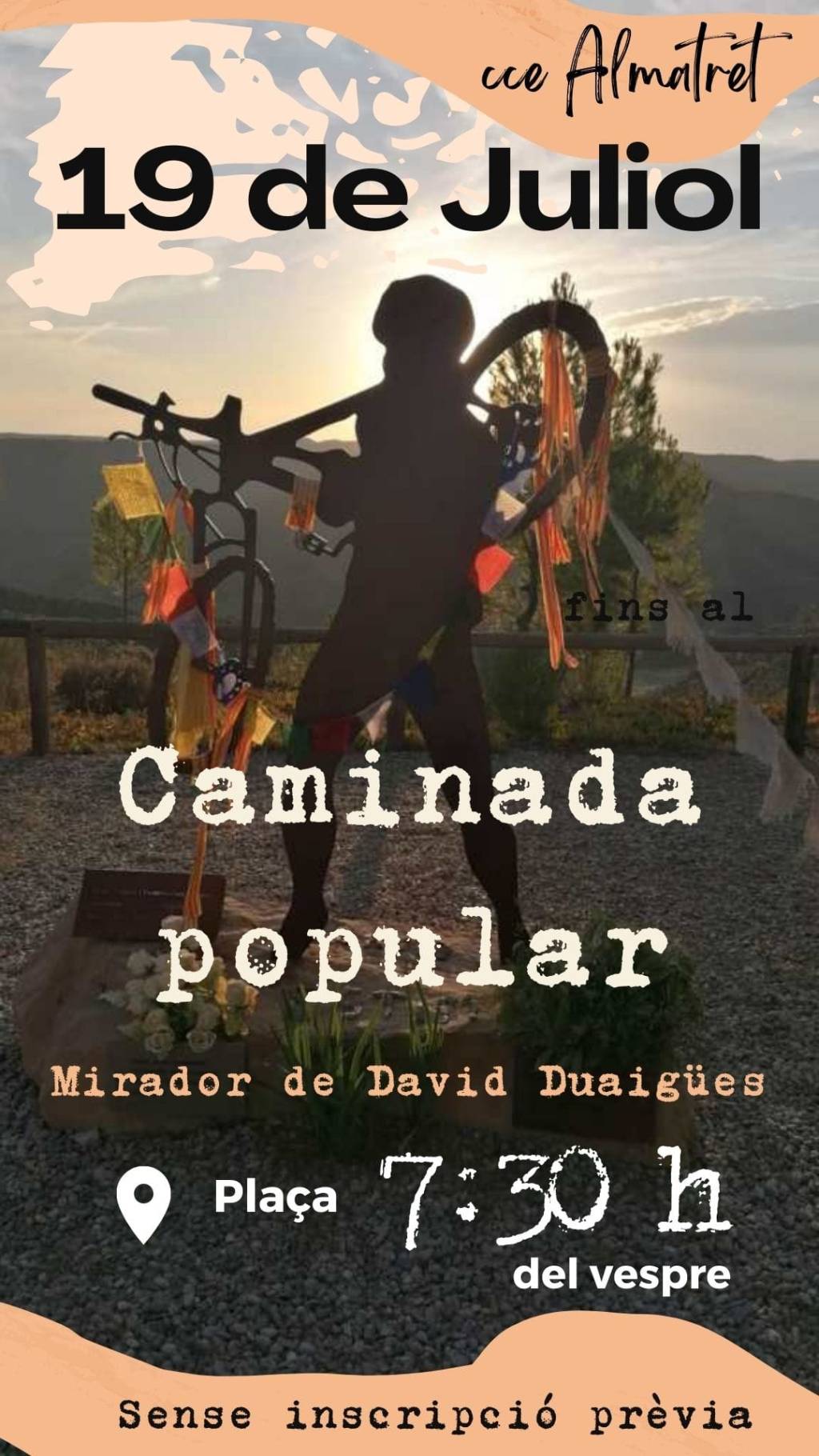Caminada popular al monument a David&nbsp;Duaigües